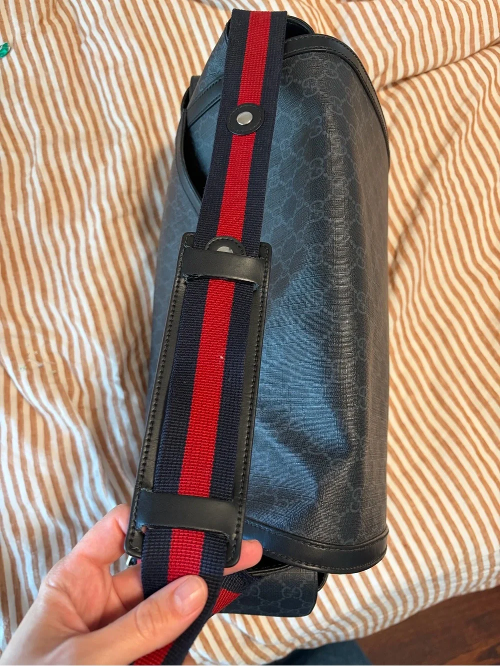 Gucci GG Supreme Diaper Bag